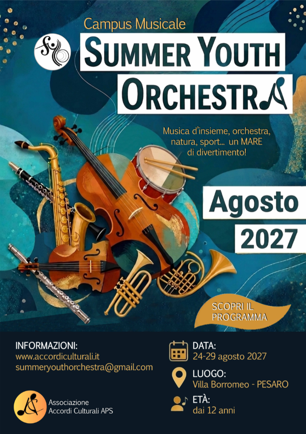 Locandina Summer Youth Orchestra 2027